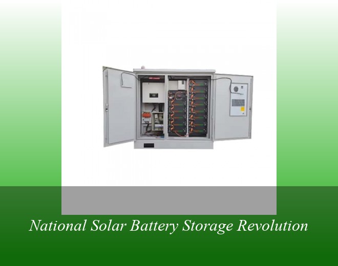National Solar Battery Storage Revolution